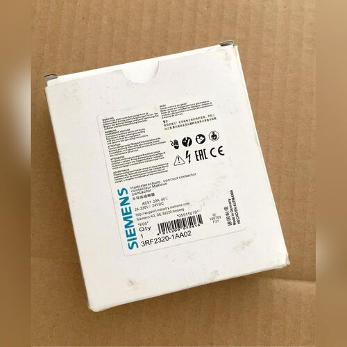 半导体接触器3RF2320-1AA02 原装 议价