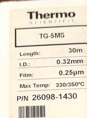 thermo气相色谱柱26098-1430 TG-5MS 3 议价
