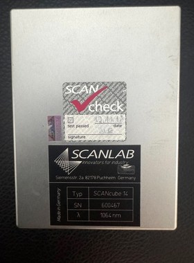 德国进口scanlab振镜scancube 14光斑 红外1 议价