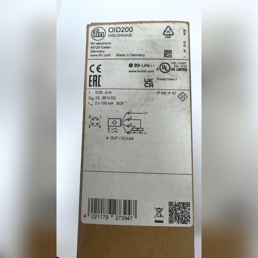 iFM易福门激光测距传感器OID200德国进口原装 议价