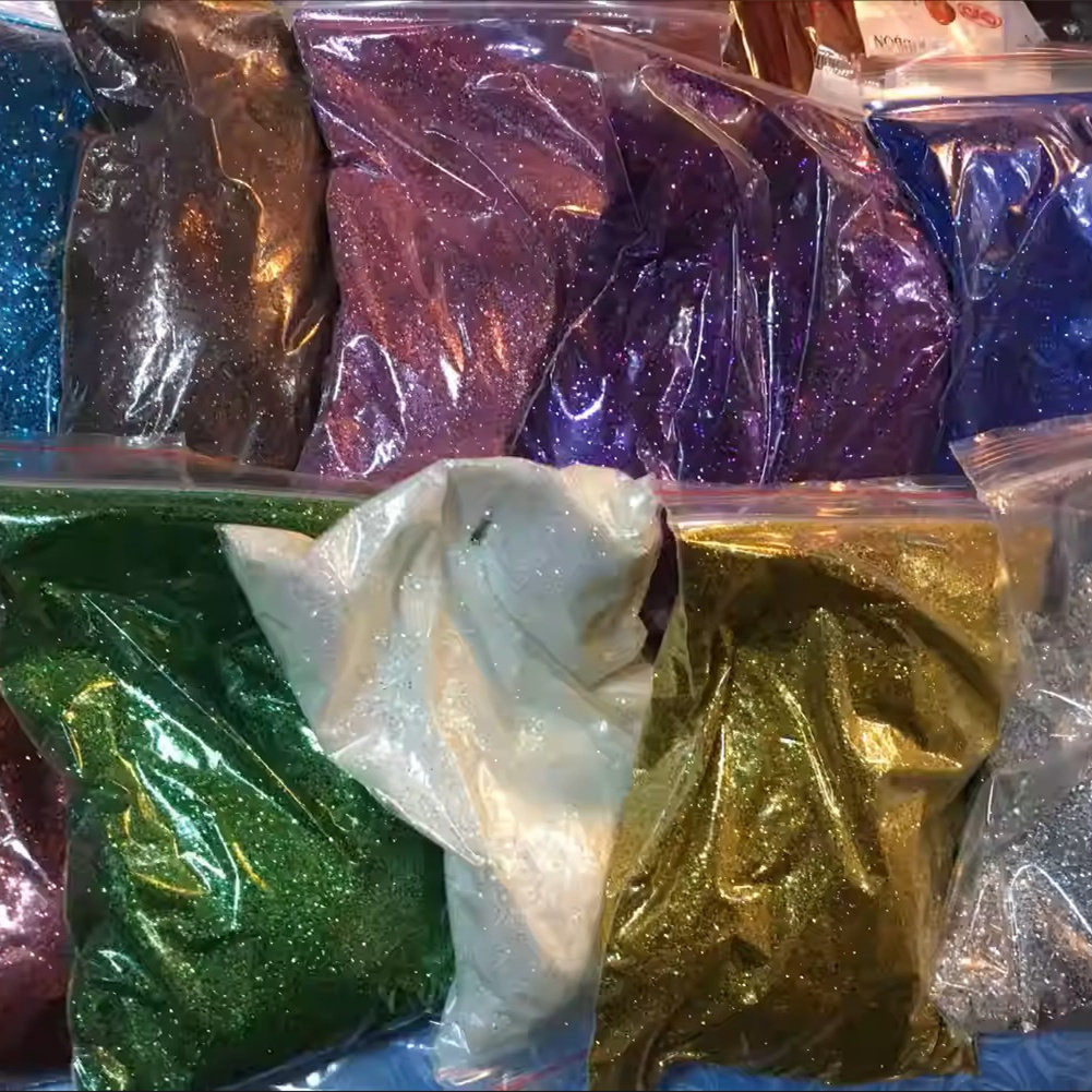 金粉银粉手工diy十字绣相框装饰