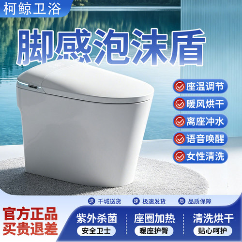 柯鲸轻智能马桶电动翻盖臀洗家用