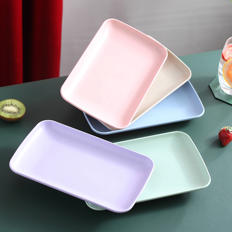 日式长方形盘子家用肠粉盘