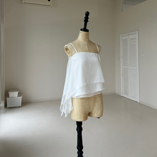 倪拉_____原创已绝版 白水感清澈 飘飘 (五层纱)小吊带