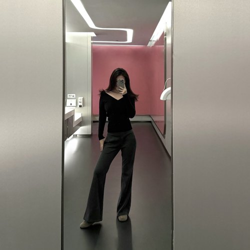 倪拉______巨百搭好穿 立体感瘦瘦裤 暖暖过冬