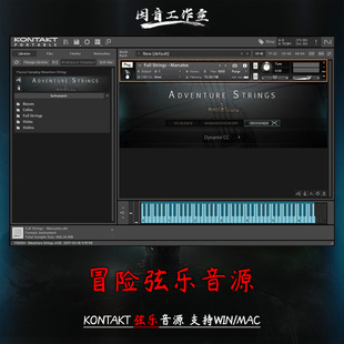 飞天之冒险弦乐音源Musical Sampling Adventure Strings音色优质