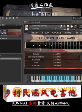 乡村民谣电吉他音源Orange Tree Samples Evolution Texas Twang