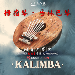 拇指琴 马林巴琴 Soundiron Kalimba v3 音色清新灵动kontakt音源