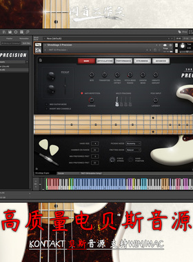 经典电贝斯音源Impact Soundworks Shreddage 3 Precision Fender