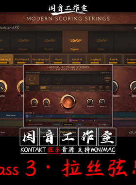 Lass 3 拉丝弦乐3代新版v1.1完整版含扩展Modern Scoring Strings