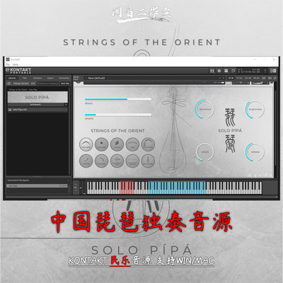 中国琵琶音源琵琶独奏kontakt