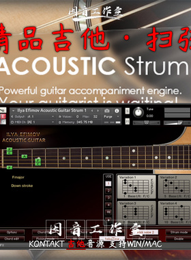 扫弦吉他 钢弦 Ilya Efimov Acoustic Guitar Strum 音色梦幻逼真