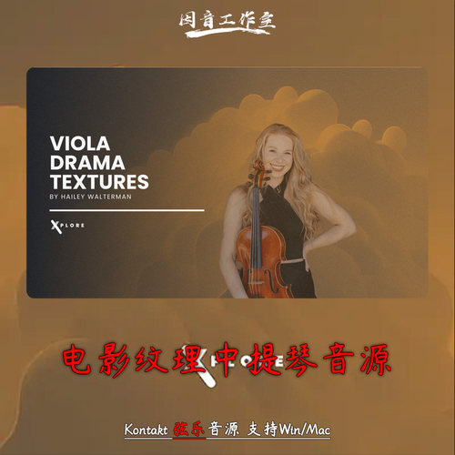 抒情中提琴音源电影纹理弦乐