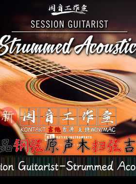 Session Guitarist Strummed Acoustic 木吉他手正品钢弦扫弦原声
