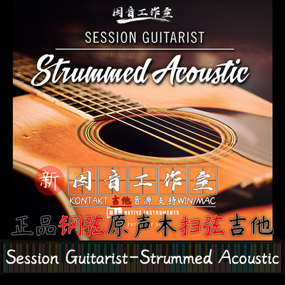 Session Guitarist Strummed Acoustic 木吉他手正品钢弦扫弦原声