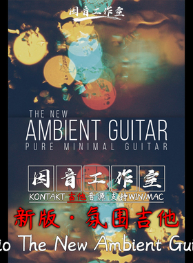 新氛围吉他8Dio The New Ambient Guitar音色大气恢宏kontakt音源