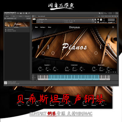 贝希斯坦原声钢琴音源Muze PA Dionysus音色经典优美kontakt编曲