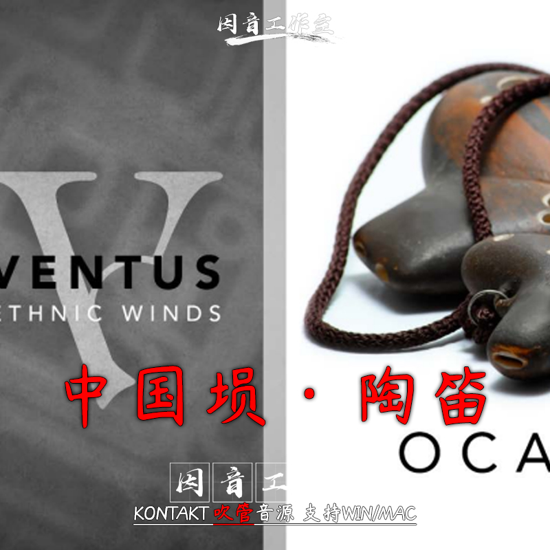 中国埙陶笛吹奏音源 Ventus Ethnic Winds Ocarinas音色朴拙抱素