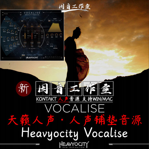 人声铺垫音源Heavyocity Vocalise天籁人声令人回味KONTAKT音色库