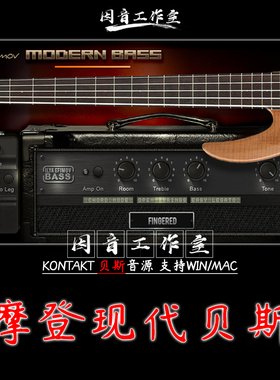 摩登现代贝斯 Ilya Efimov Modern Bass 精品五弦贝司kontakt音源