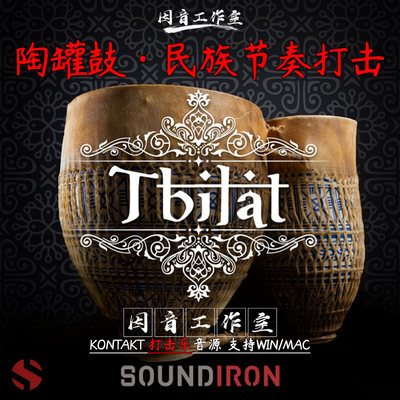 陶罐鼓 传统民族节奏打击乐 电影配乐音源 Soundiron TBILAT DRUM