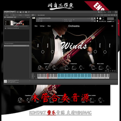 木管合奏音源Muze Woodwinds Ensemble写实的木管合奏合集kontakt