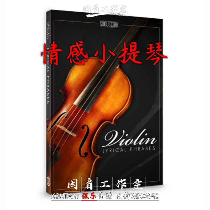 情感小提琴乐句音源抒情旋律Sonuscore Lyrical Violin Phrases 乐器/吉他/钢琴/配件 软音源 原图主图