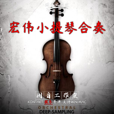 宏伟小提琴合奏8Dio Agitato Grandiose Ensemble Violins连分奏
