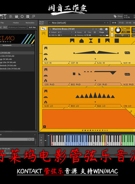 大气好莱坞电影管弦配乐音源Sonokinetic Maximo v1.2.0 kontakt