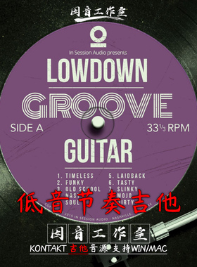 低音节奏吉他 Lowdown Groove Guitar and Direct放克爵士摇滚RnB