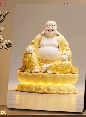 弥勒佛大肚笑口常开福气自