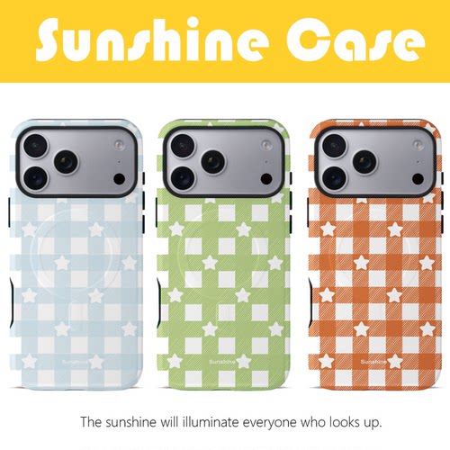 Sunshine 星格纹韩菲二合一手机壳外壳适用iPhone17promax全包磨砂壳16pro高级氛围感防摔外壳iPhone手机壳