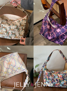 路牌liberty方盒包女单肩小众设计感帆布手提小包B37