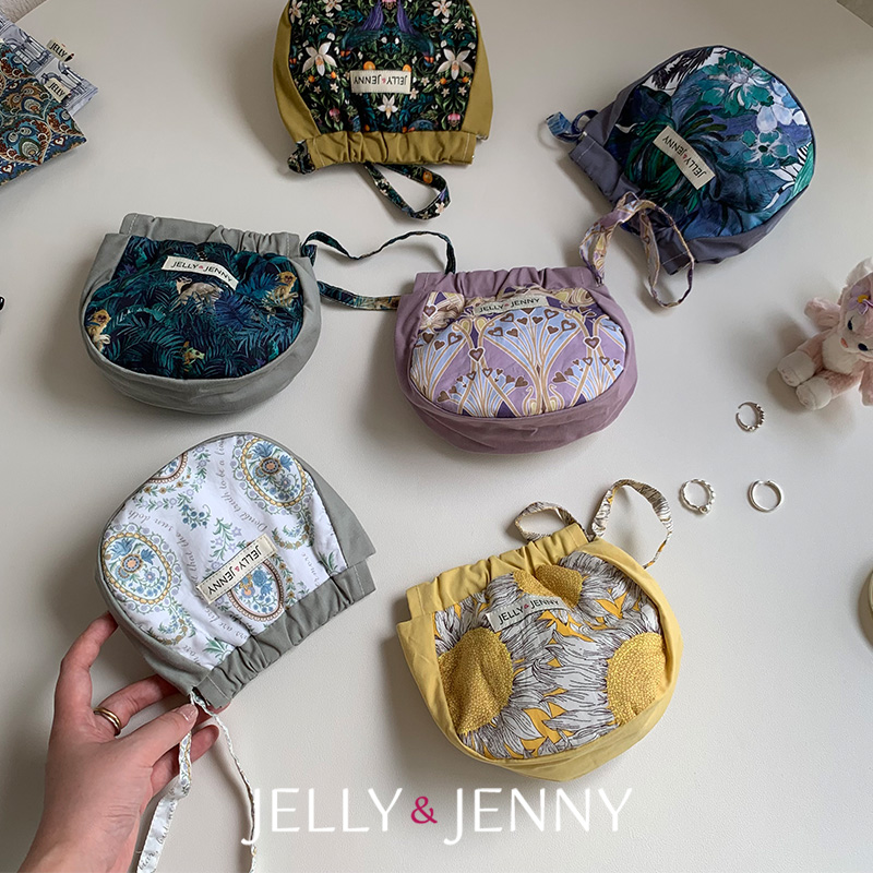 JELLY&JENNY弹片包小众印花