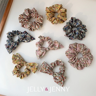 kitty胖鸟liberty大肠圈碎花气质头绳发圈高级感春夏森系仙美头