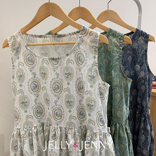 JELLY&JENNY连衣裙小众印花