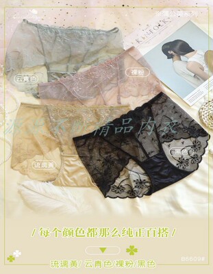 2条包邮专柜发货蕾丝一片式内裤