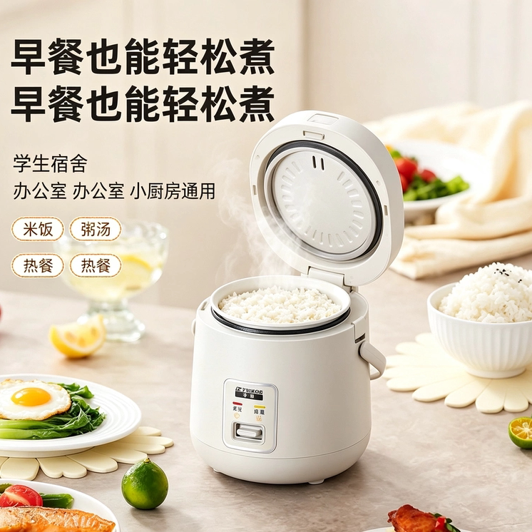 半球mini电饭煲1.2升家用一人食小型煮饭锅宿舍全自动蒸煮加热