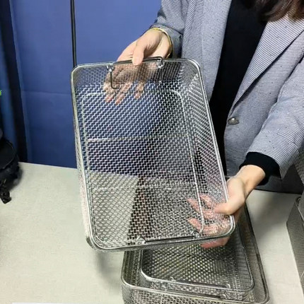 304不锈钢消毒筐灭菌清洗篮洗菜框实验室网篮耐高温沥水漏包邮