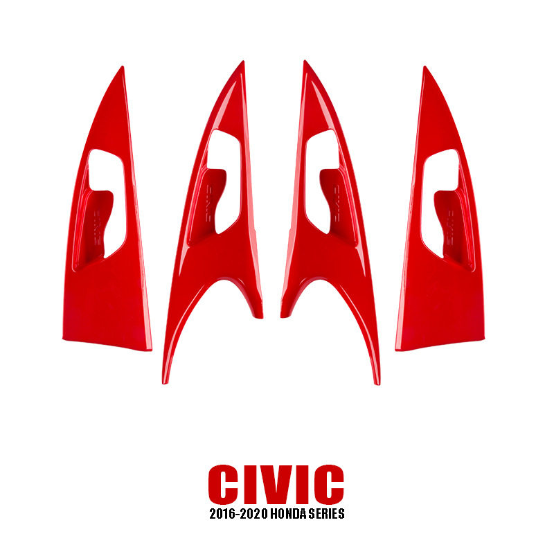 十代思域车门拉手内门碗装饰框贴片16-21款思域车内装饰用品改装