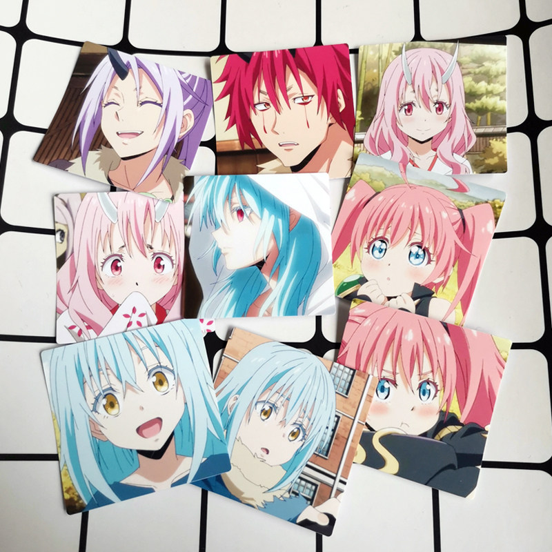 转生变成史莱姆动漫手账手帐贴纸周边朱菜米莉姆萌王手机壳行李箱