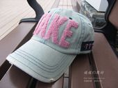 夏天学生帽子棒球帽 帽子牛仔潮情侣帽太阳帽遮阳鸭舌帽take