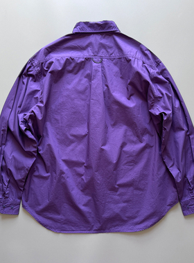 1042版型C赞！新款cityboy山系机能工装衬衫宽松圆下摆长袖衬衫男