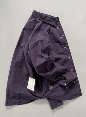 DWR防泼水flashdry户外速干长袖工装衬衫男2024春夏薄款潮