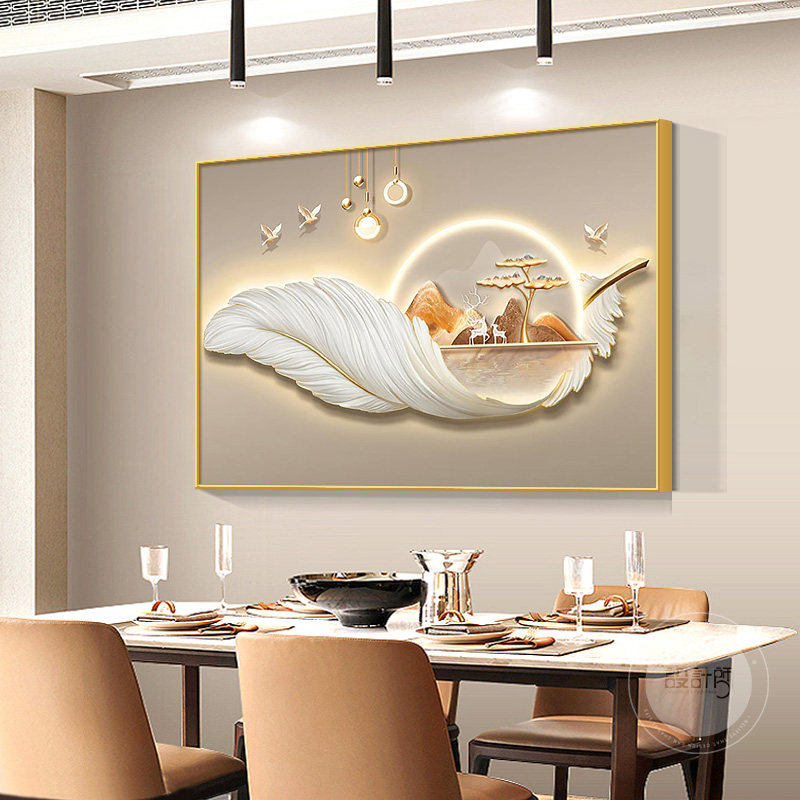 餐厅墙面装饰画沙发墙画客厅挂画