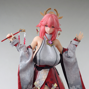 稻荷巫女1/3可动关节二次元兵人等身BJD动漫树脂gk人偶cos娃娃