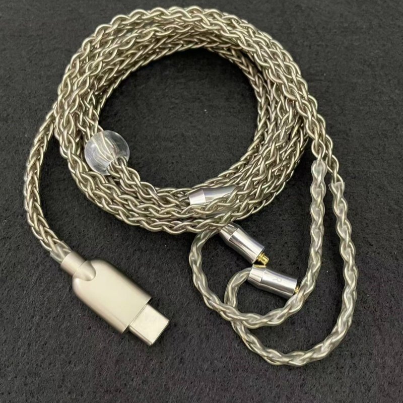 耳机升级线维修线镀厚银线