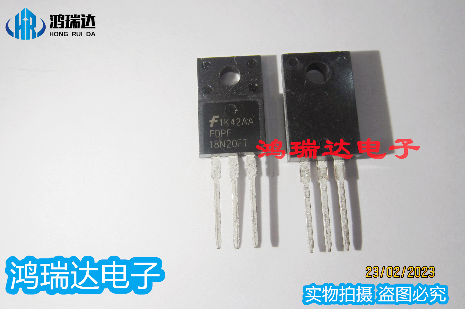 原装FDPF18N20FT  TO-220F封装 场效应管 200V18A 可直拍