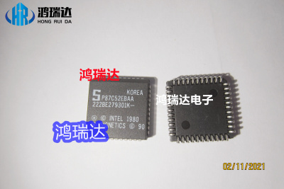 P87C52EBAA 封装PLCC44 原装  贴片IC 现货 直拍