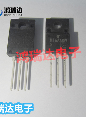 进口原装K16A60W K16A60W MOS场效应管TO-220F 16A/600V可直拍